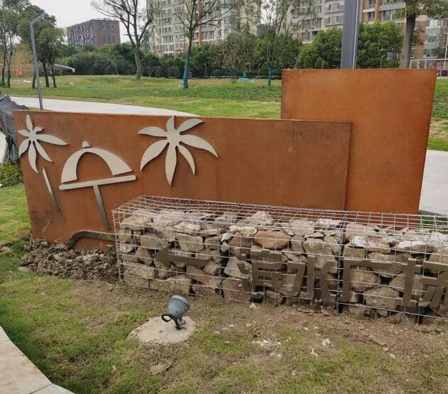 潭门镇锈钢板挡土墙